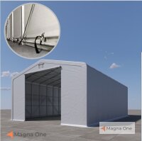 8x20 m H: 4,25m Zelthalle GOLIATH, grau