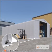 8x20 m H: 4,25m Zelthalle GOLIATH, grau