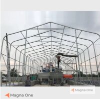 8x12 m H: 4,25m Zelthalle GOLIATH,  grau