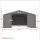 8x12 m H: 4,25m Zelthalle GOLIATH,  grau