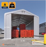 6x12 m H: 5m Zelthalle GOLIATH, grau